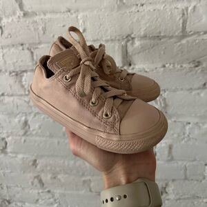 Dusty Pink and Rose Gold Converse